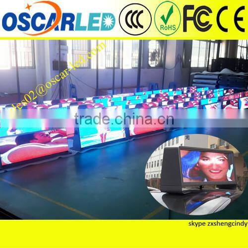 alibaba express in electronics xxx video wireless taxi led top light display made in china