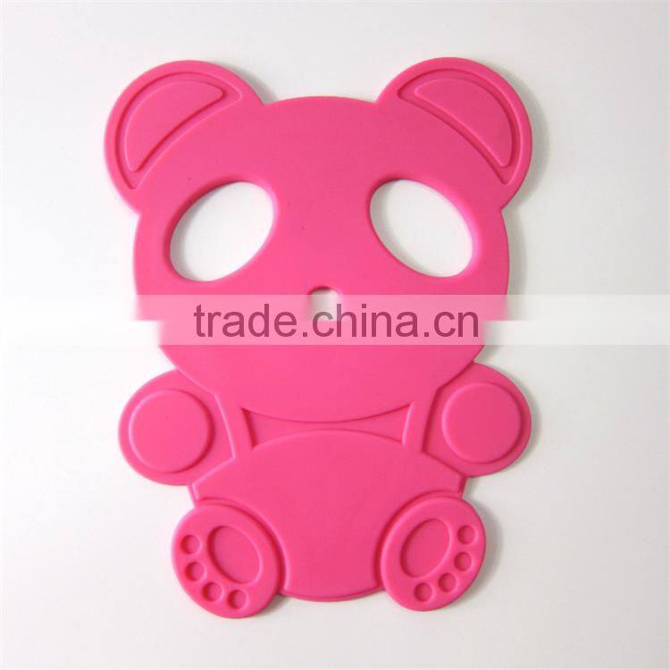 Wholesaler silicone cup mat silicone cute shape coaster