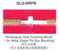 Hole Punching Mould for Plastic Open end Zipper
