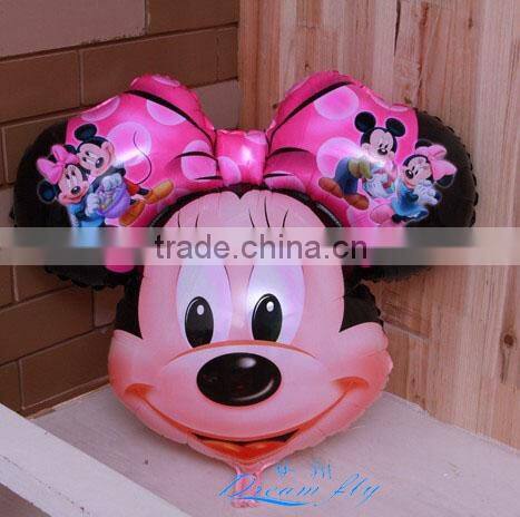 Mickey head helium balloon