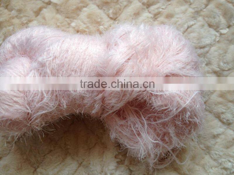 100%nylon feather fancy yarn pattern for knitting scarf