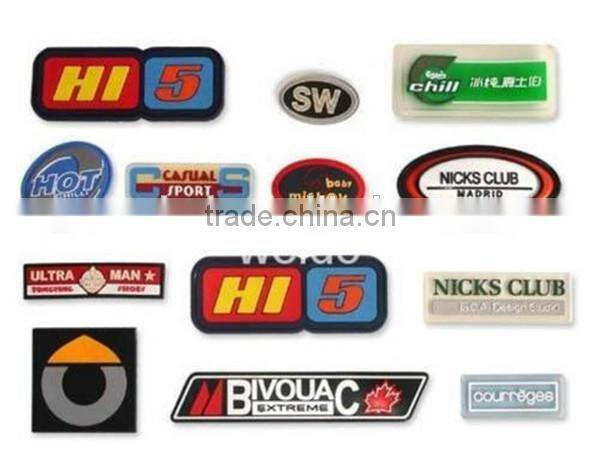 dongguan high quality custom rubber label