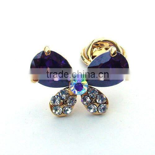 Crystal brooch decoration