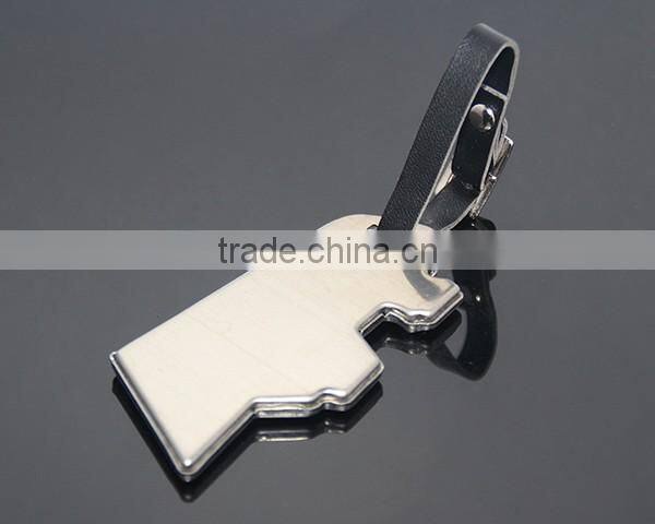 Wedding Favor Souvenir Steamer Luggage Label Leather Strap Metal Ship Travel Name Tag Stainless Steel Personalized Luggage Tag