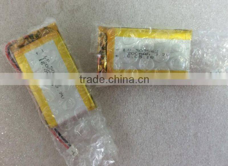 Li ion 3.6v 1200mah battery with connector