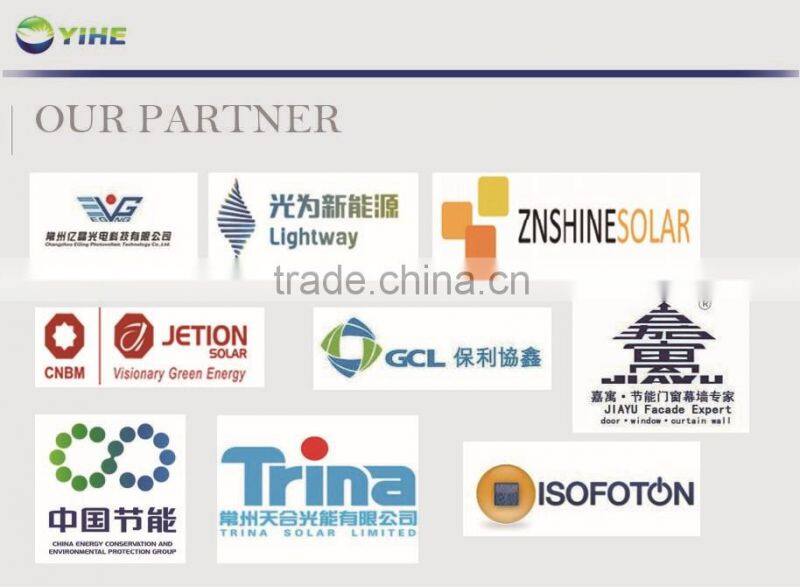 sand blasting aluminum frame for solar panel mounting system