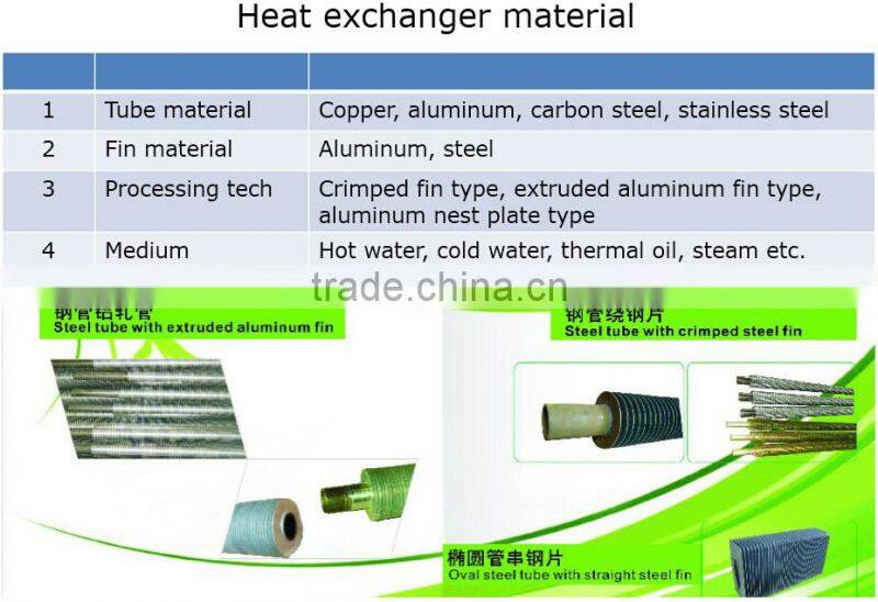 Refrigerator copper aluminum fin tube, stainless steel fin tube, carbon steel fin tube for cooler/dryer