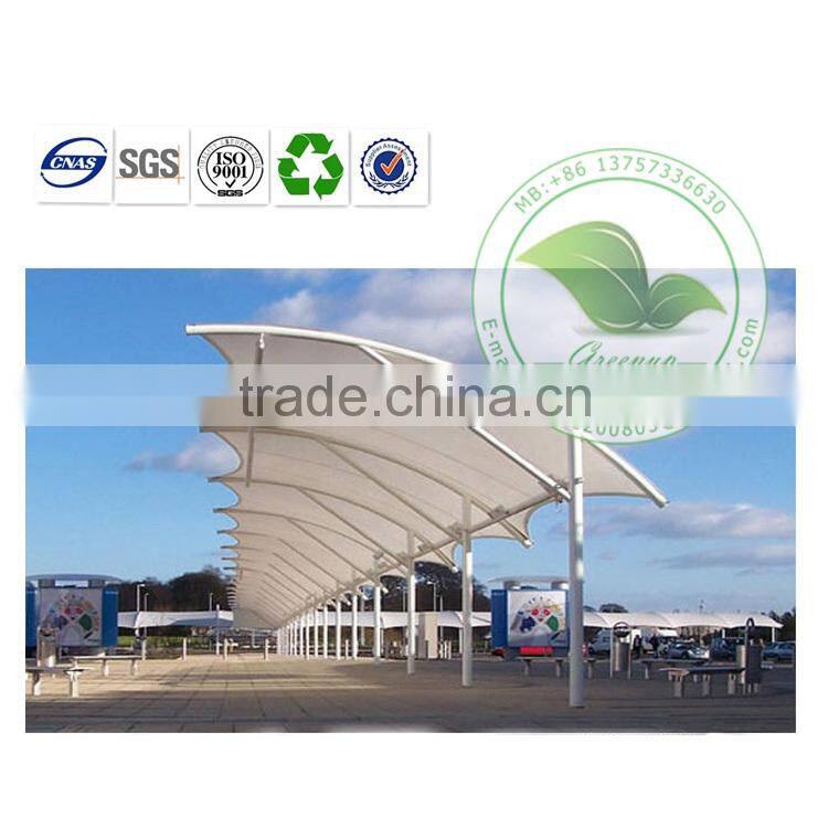 High Quality White PVC Coated Waterproof Membrane Tensile Structure