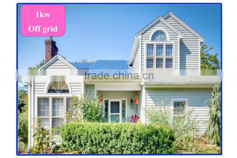 High efficiency and Good Quality 1000W 24V solar power system For Home Use