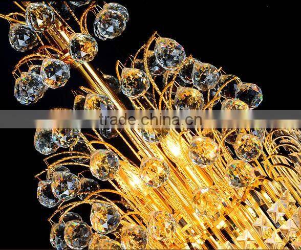 Large Luxury K9 Crystal Chandelier Lighting for Hotel Lobby Decor