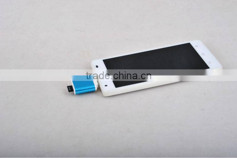 OTG TF/SD card reader Smartphone/ Computer 2 in 1 USB reader USB A to Micro USB