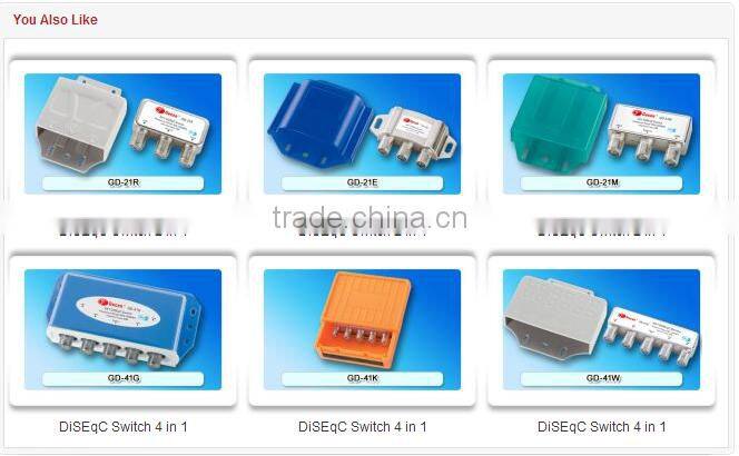 waterproof outsider use DiSEqC Switch 4 in 1