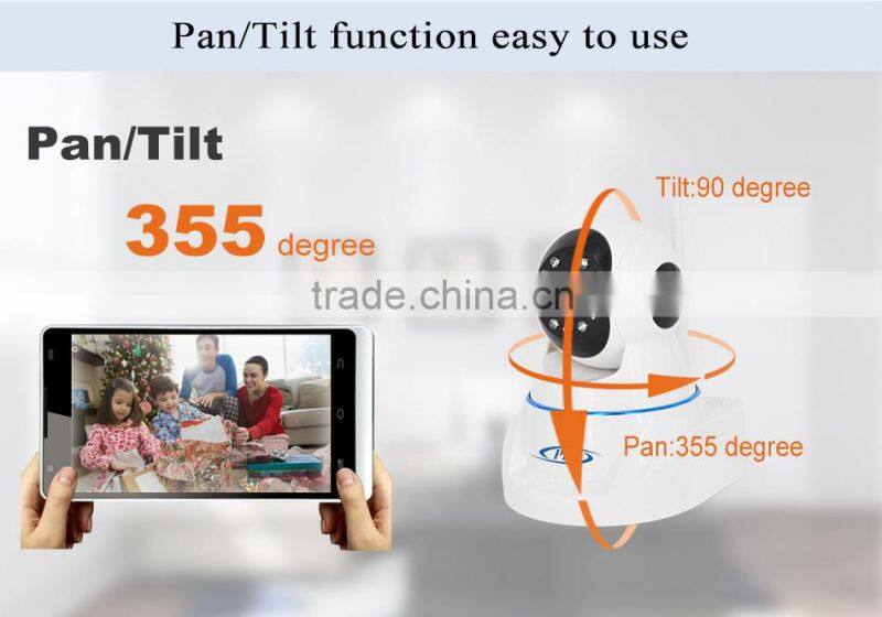 1MP pan tilt wireless security cameras alarm webcam cctv camera brand name PLV