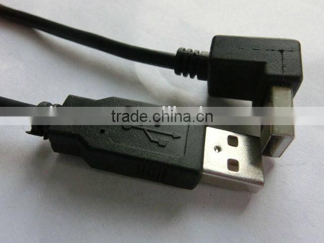 good quality/copper/high 2.0 USB AM to AM up angle cable factory