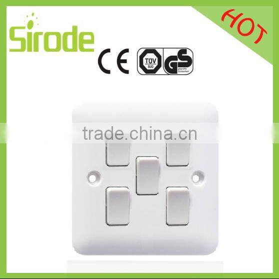 panasonik type BS Standard bakelite UK electrical 10A 1 gang 2 way plate switch