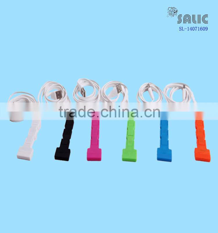 2015 HOT SELL 4 in 1 Colorful USB Retractable Cable For Cell Phone