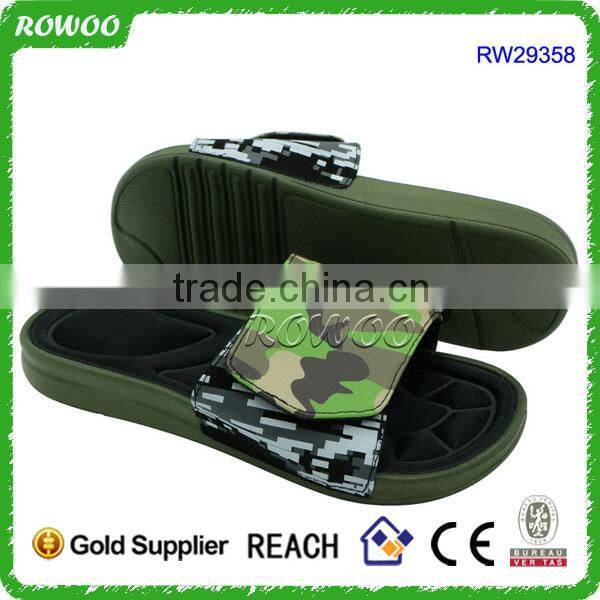 Camo Green Branded High Quality Man Slipper