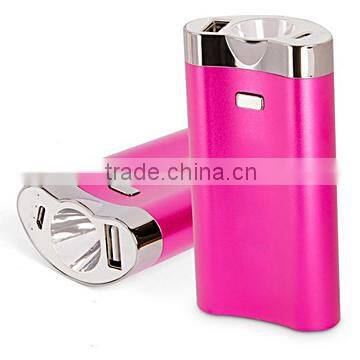 Elliptical Cylinder Lamps Power Bank 5600mAh