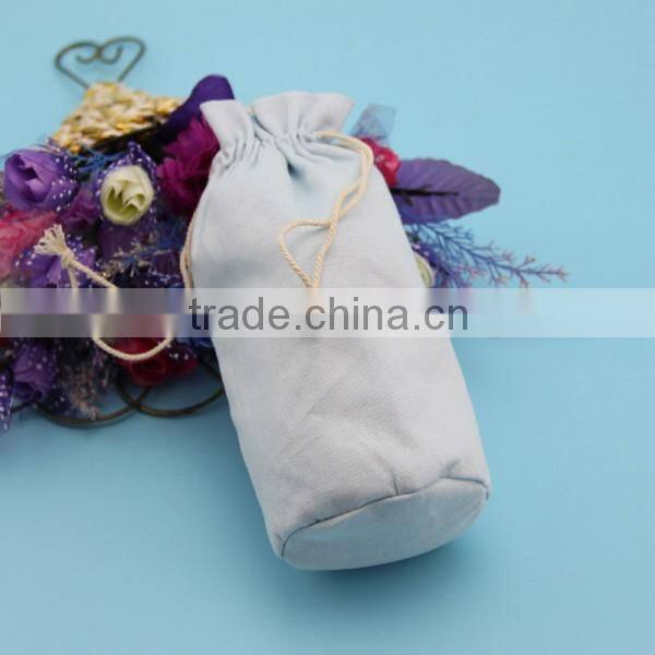 Logo printed cotton jewelry pouch canvas gift bags IN HIGH QUALITY