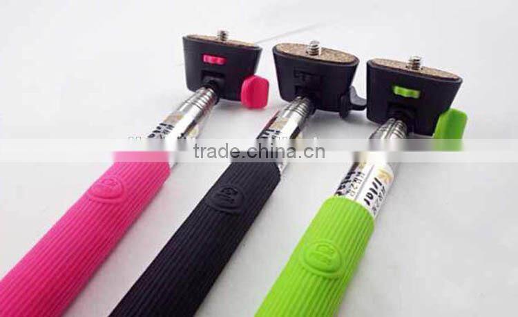 Wireless monopod mobile phone selfie stick,bluetooth selfie stick
