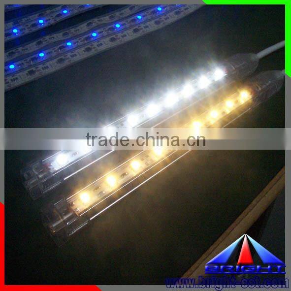 Aluminum LED Strip with aluminum Profile ,72leds smd5050 rigid bar with waterproof dc connector,Aluminum Profile for LED strip