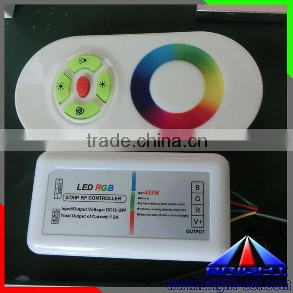 LED RGB RF Controller, Remote RGB Controller, Wireless RGB Touch Controller