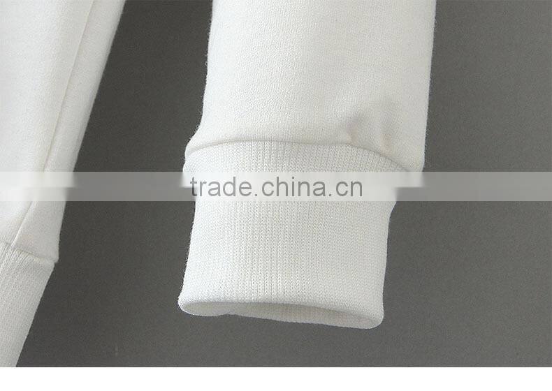 Korean casual All-Purpose Style fashionable crew neck Owl-Pattern female fitness wear