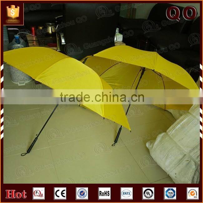 Yellow cheap picture printing custom design rain umbrella for outdoor advertising