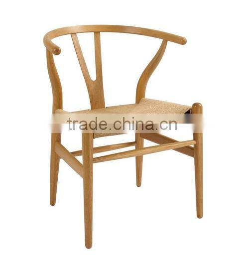 wood dining chair, classic wood wishbone chair