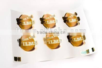 round waterproof stickers on individual sheet (M-A462)