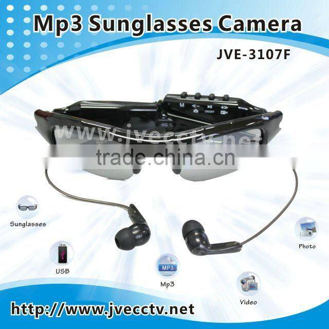 mini video camera sunglasses camera glasses camera JVE-3107F