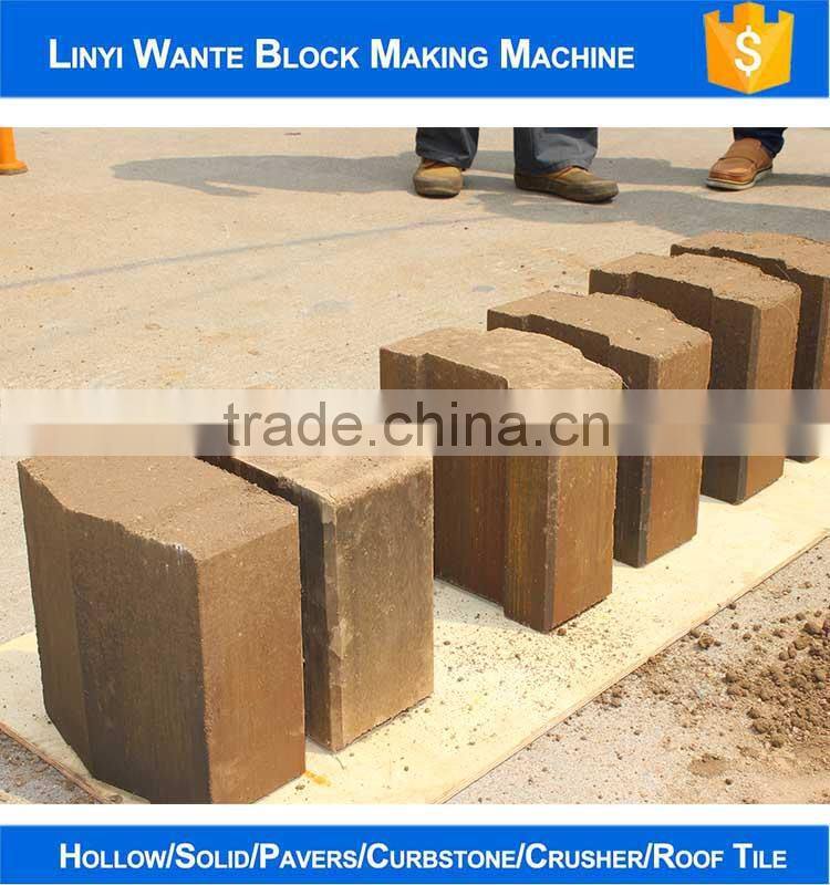 WT2-20M hot selling interlocking block machine/hydraulic pressing brick machine