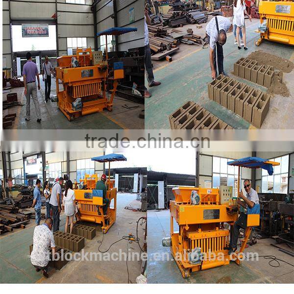 WT6-30 mobile cement brick equipment from China for small business