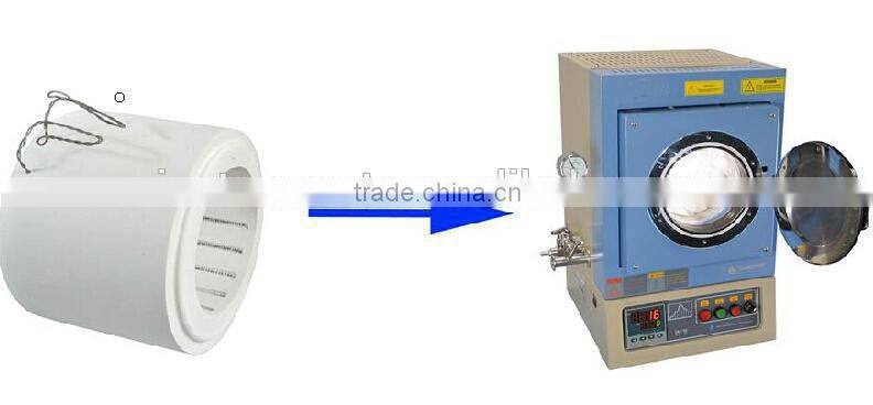 high temperature mini vaccum electric crucible furnace