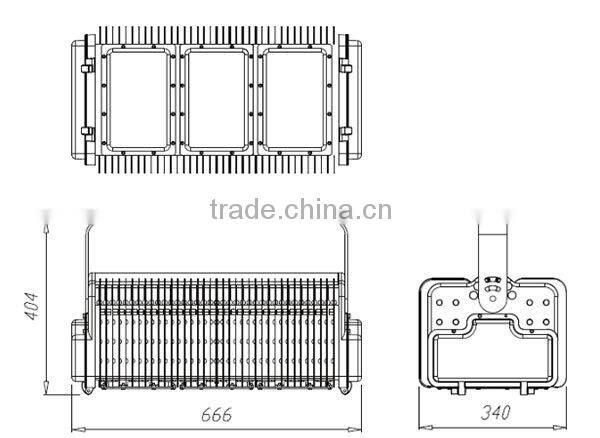 high quality 600 watt led flood light with CE best 600 watt led flood light