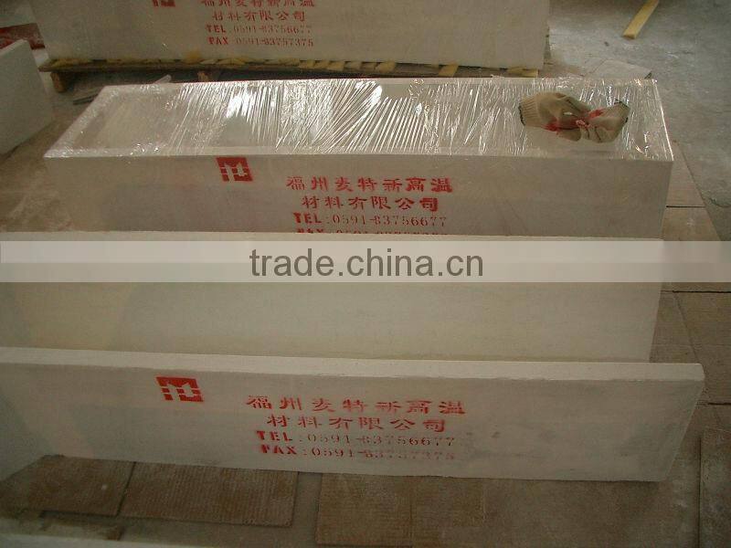 erosion resistance ceramic launder