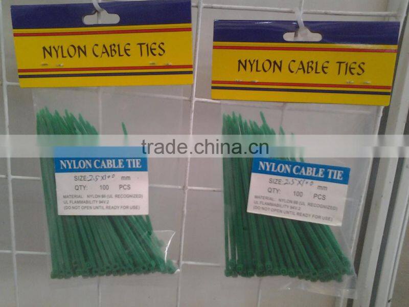Directly sales 5*200 Mountable Head Nylon Cable Ties (UL certificate)