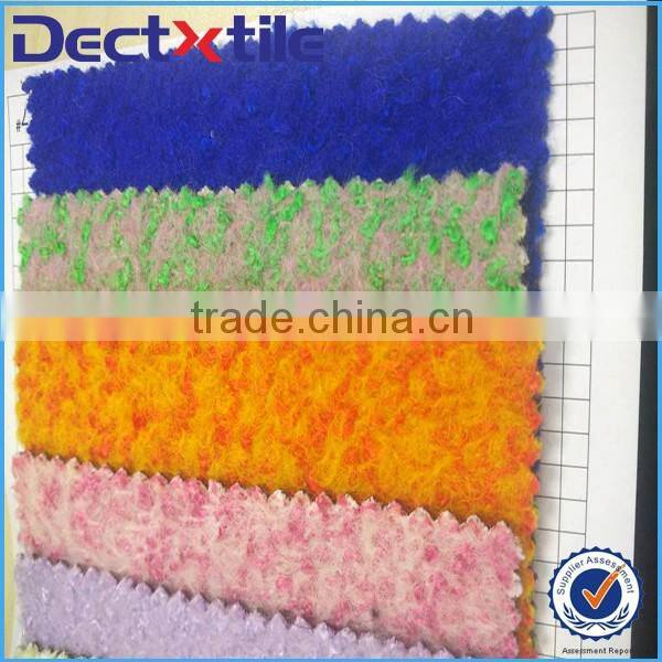 double faced wool fabric, 30% wool 70% polyester wool fabric for women