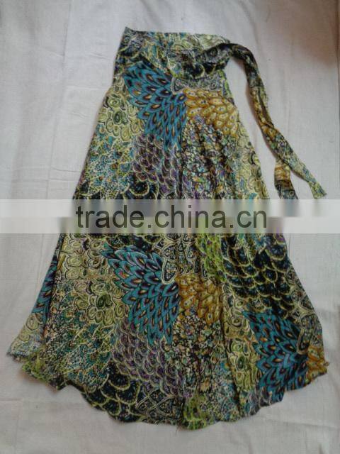 new printed ladies long skirts