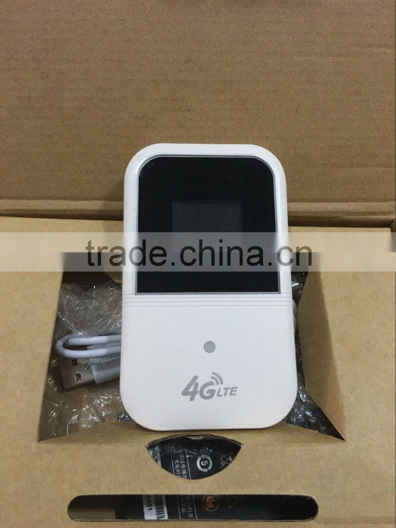 Low Cost Color Screen 3G 4G Wifi Router Mini Portable Wireless Modem LTE Router with SIM Card