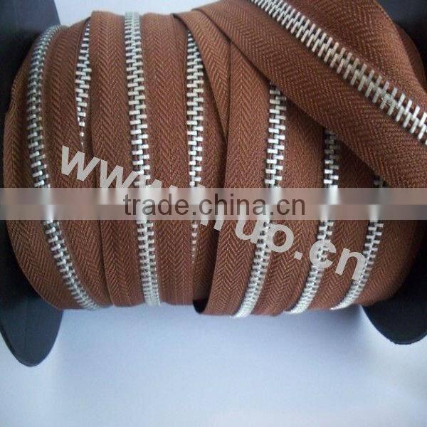 Colorful #3 Close End Silver Teeth Nylon Zipper