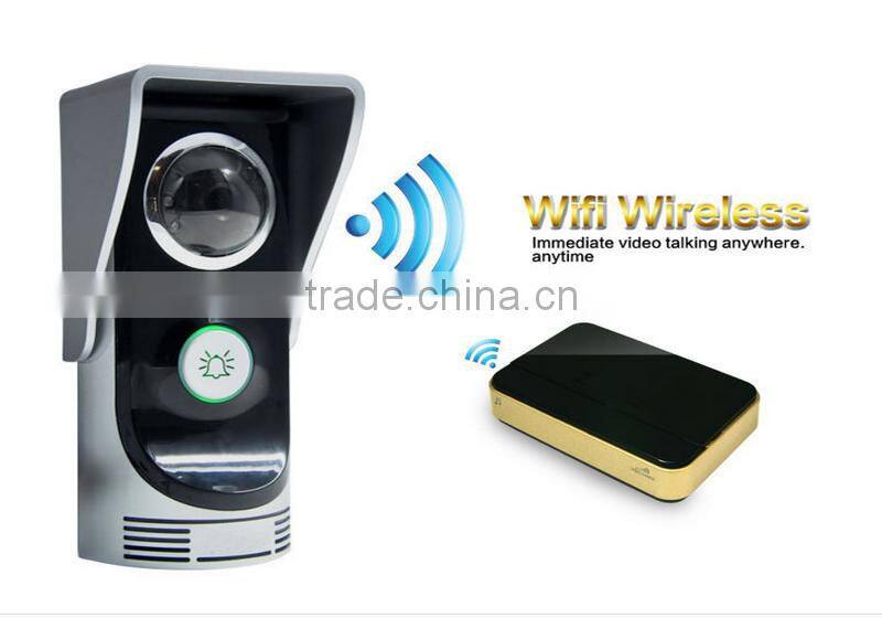 Best price smart home detection wifi doorbell camera with recorder/CJDB-1 wifi doorbell