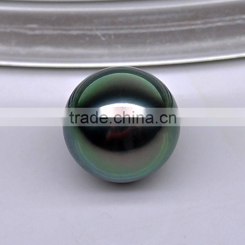 9-10mm AAA black tahitian pearls wholesale perfect round high luster no hole
