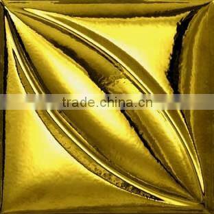 150*150mm mosaic tile gold mosaic tile gold mosaic decorative tile