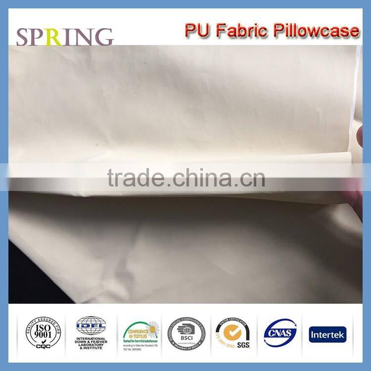 PU coated fabric waterproof pillow shell heat-seam for hospital