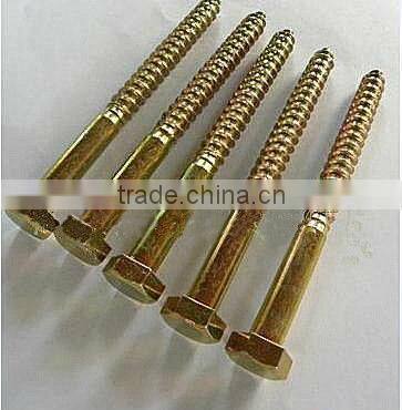 Hexagon head wood screws
