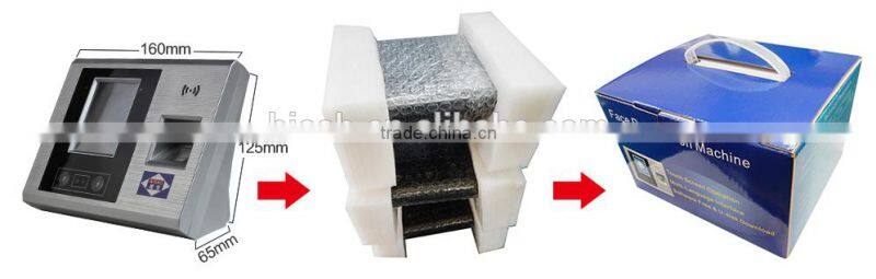 TFT Touch Screen Face and fingerprint Recognition Employee Attendance Machine