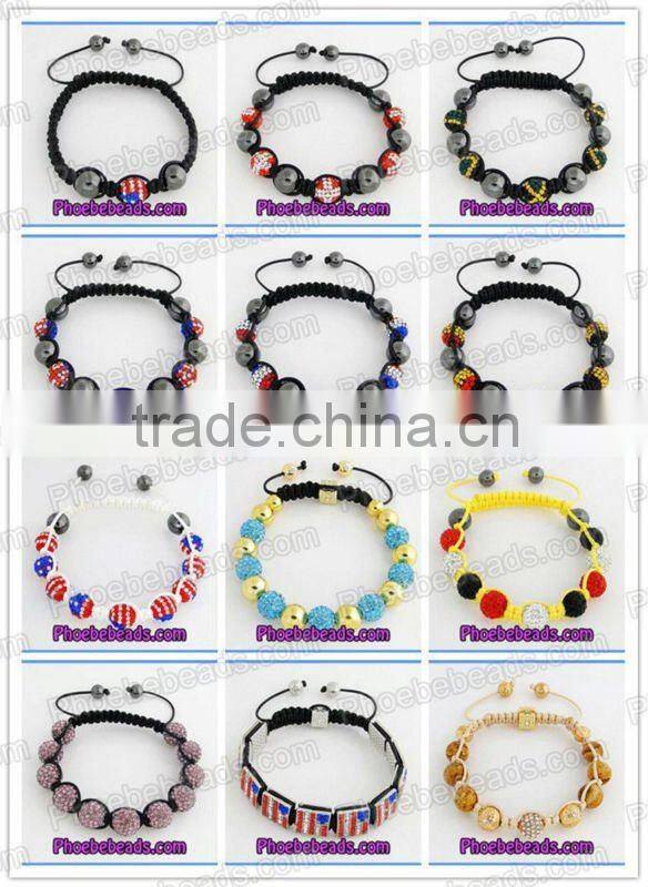 Cross Bracelets Wholesale Gold Plated Sideways Pave Crystal Agate Beaded Stretch Honesty Jewelry PHB-001