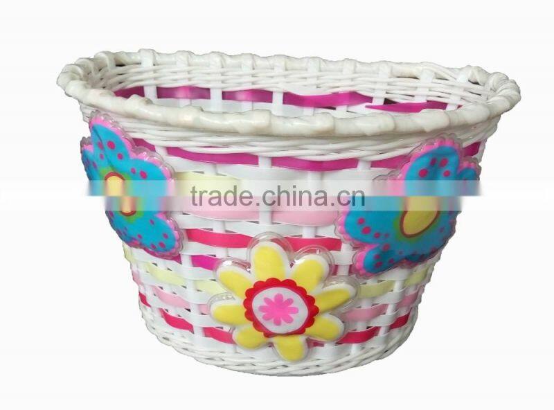 bicycle basket bracket/child front bicycle basket/PP PVC bike baskets