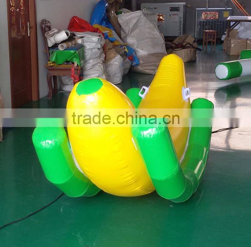 PVC Hot summer Inflatable Banana Boat Inflatable pool seesaw